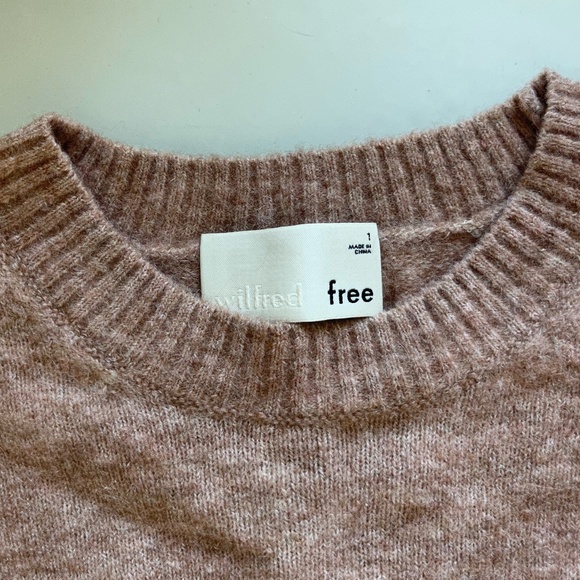 Aritzia - Wilfred Cipriana Sweater Dress - Stripes - Size 1 - Picture 3 of 3